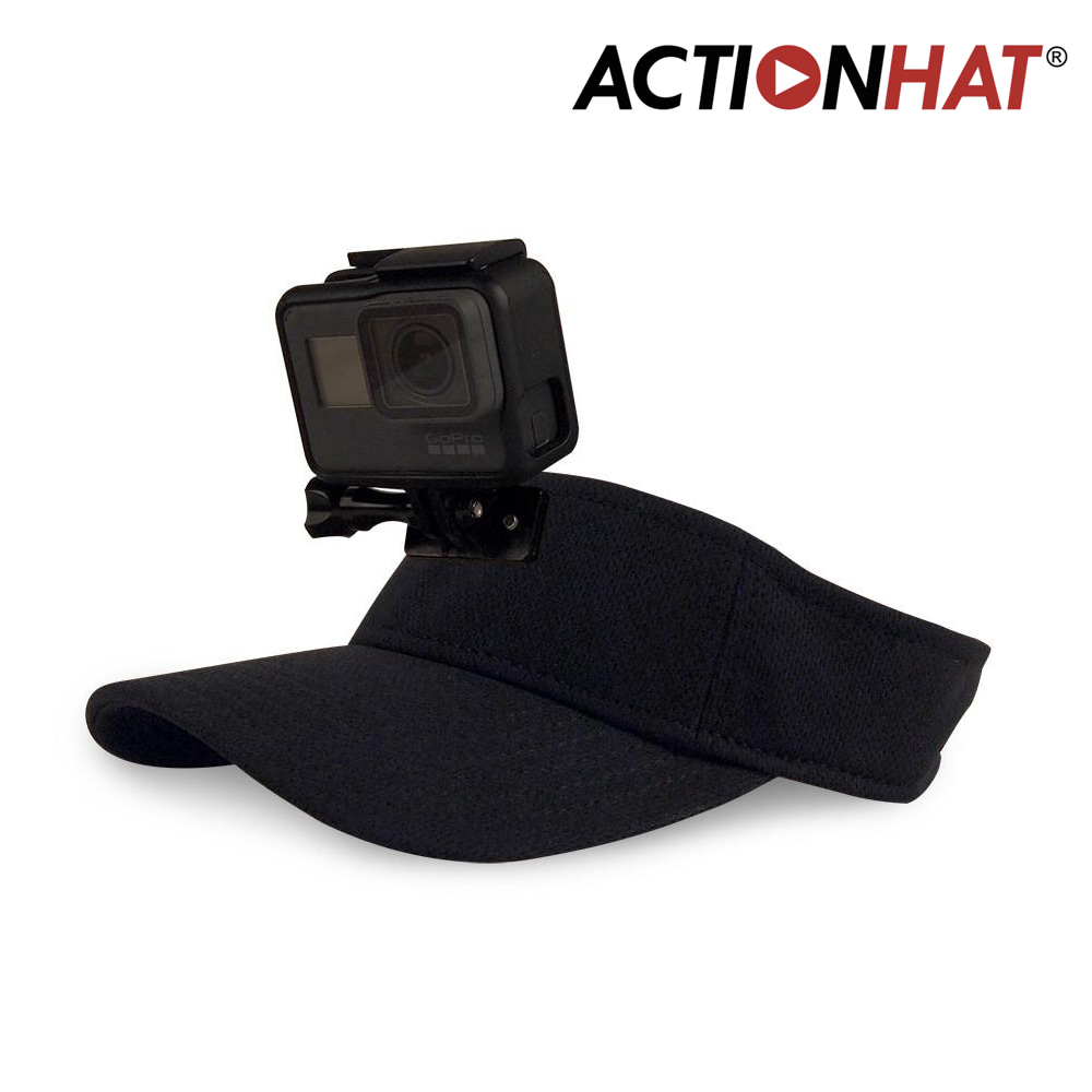 액션햇 바이저 블랙 액션캠 촬영용 마운트 모자